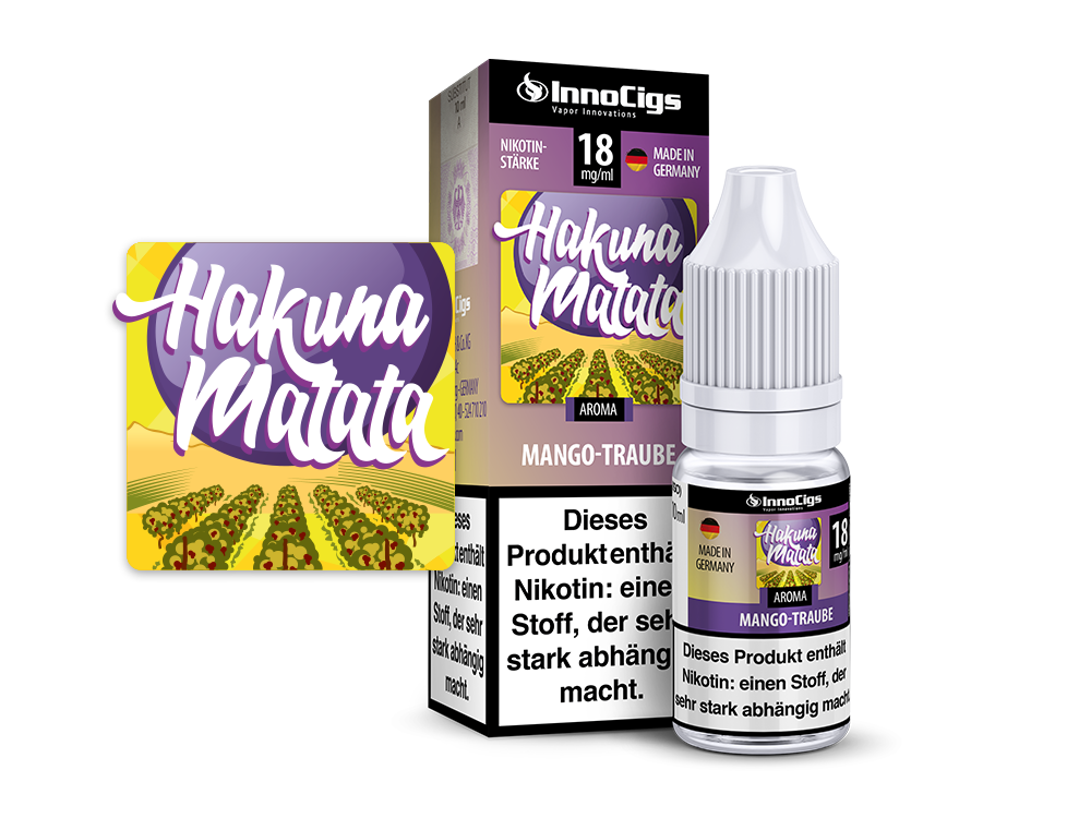 Hakuna Matata Traube Aroma - Liquid für E-Zigaretten 