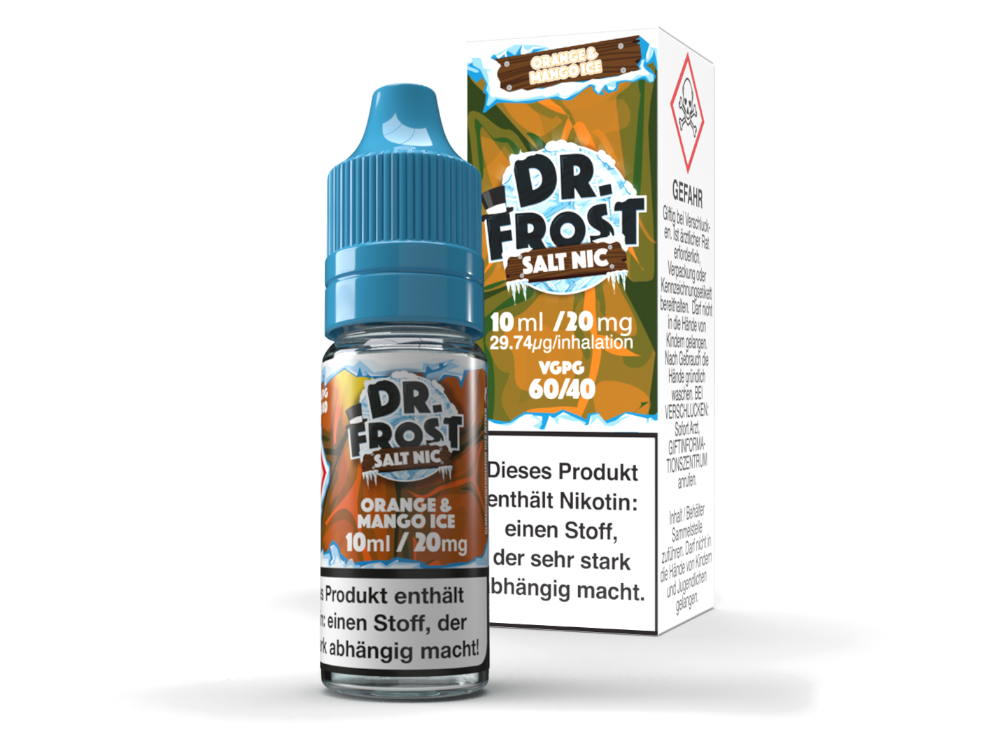 Dr. Frost - Polar Ice Vapes - Orange Mango Ice - Nikotinsalz Liquid 20mg/ml