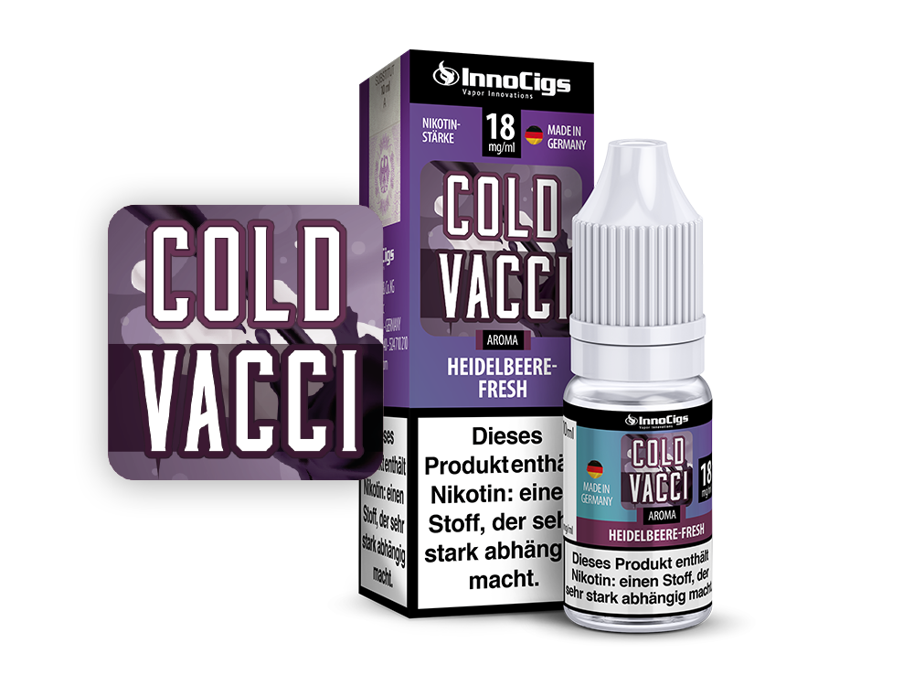 Cold Vacci Heidelbeere-Fresh Aroma - Liquid für E-Zigaretten 
