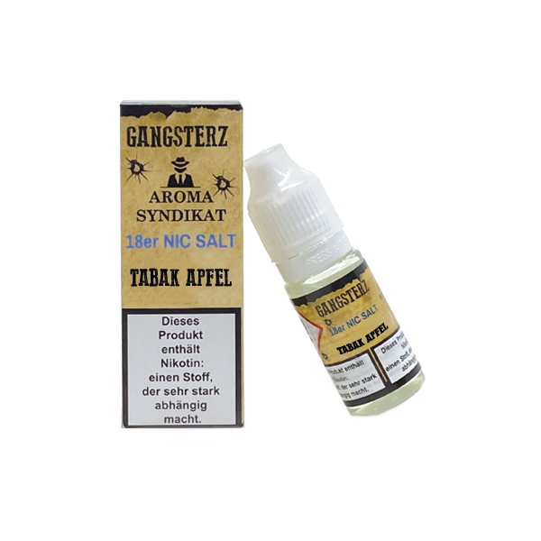 Gangsterz - Tabak Apfel - Nikotinsalz Liquid 