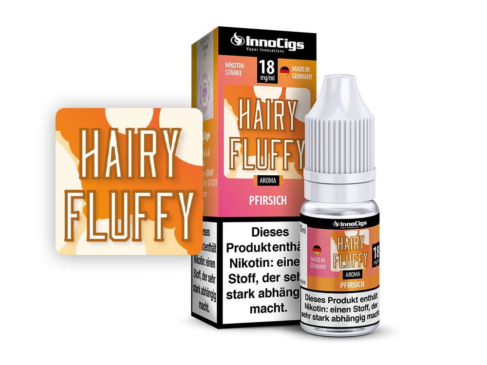 Hairy Fluffy Pfirsich Aroma - Liquid für E-Zigaretten 