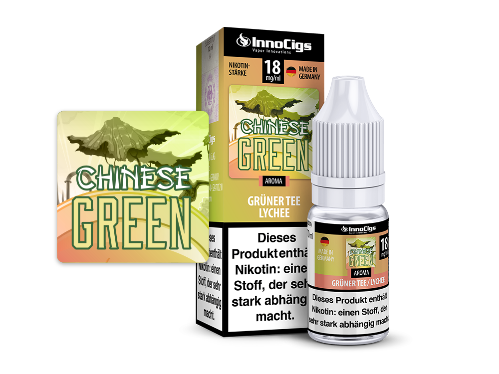 Chinese Green Grüner Tee-Lychee Aroma - Liquid für E-Zigaretten 