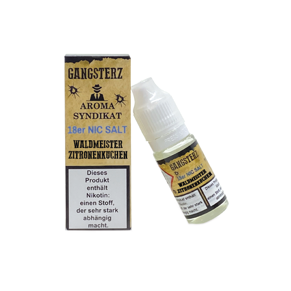 Gangsterz - Waldmeister Zitronenkuchen - Nikotinsalz Liquid 