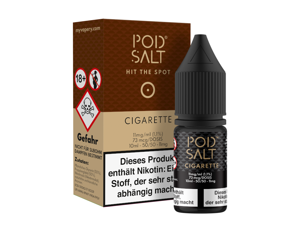 Pod Salt - Cigarette - E-Zigaretten Nikotinsalz Liquid 20mg/ml