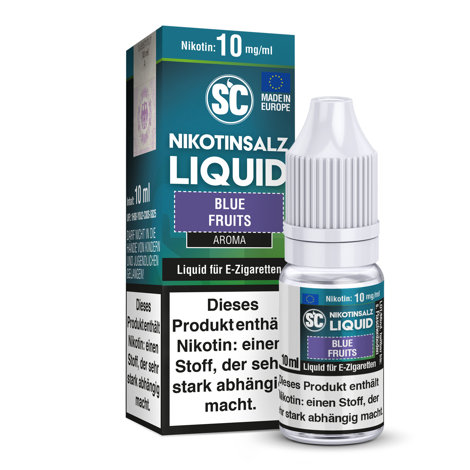 SC - Blue Fruits - E-Zigaretten Nikotinsalz Liquid 