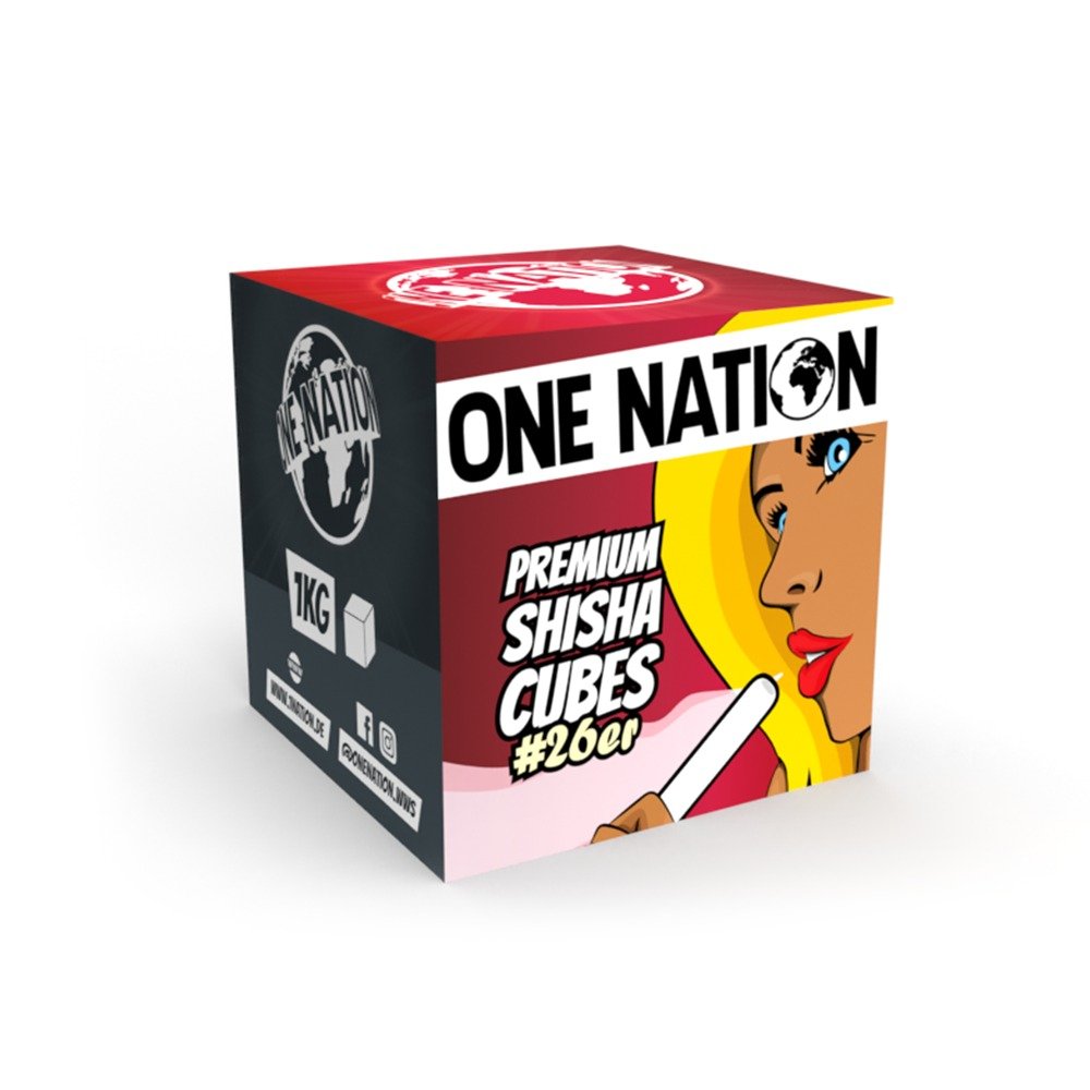 ONE NATION Premium Shisha Cubes #26er