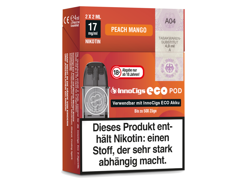 InnoCigs - Eco Pod  17mg/ml (2 Stück pro Packung)