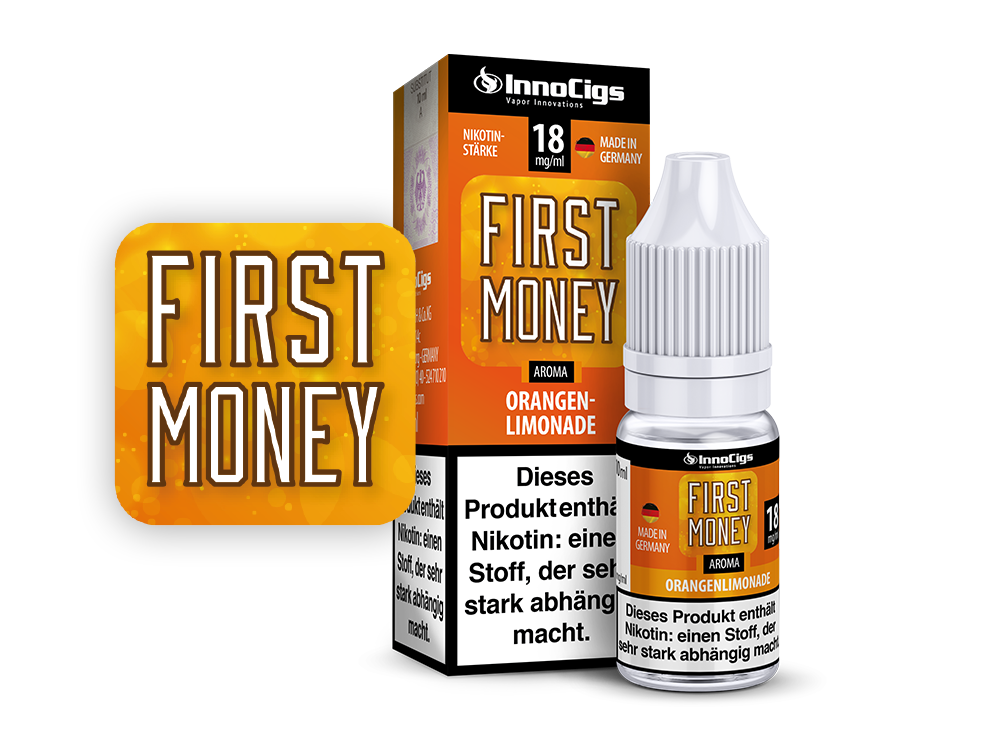 First Money Orangenlimonade Aroma - Liquid für E-Zigaretten 