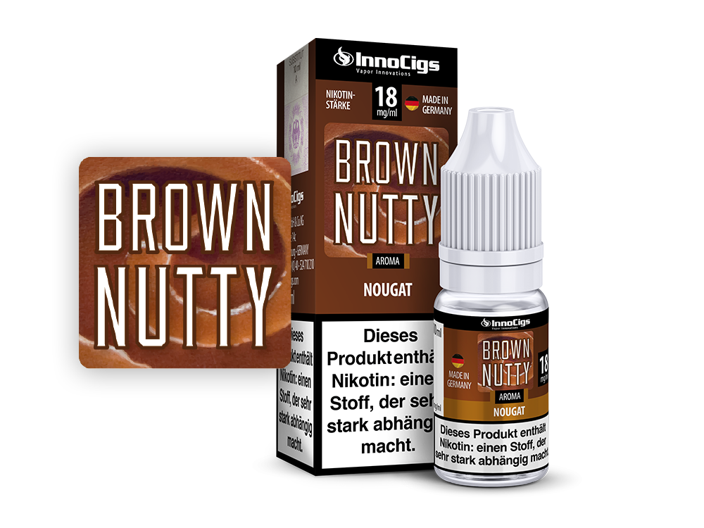 Brown Nutty Nougat Aroma - Liquid für E-Zigaretten 