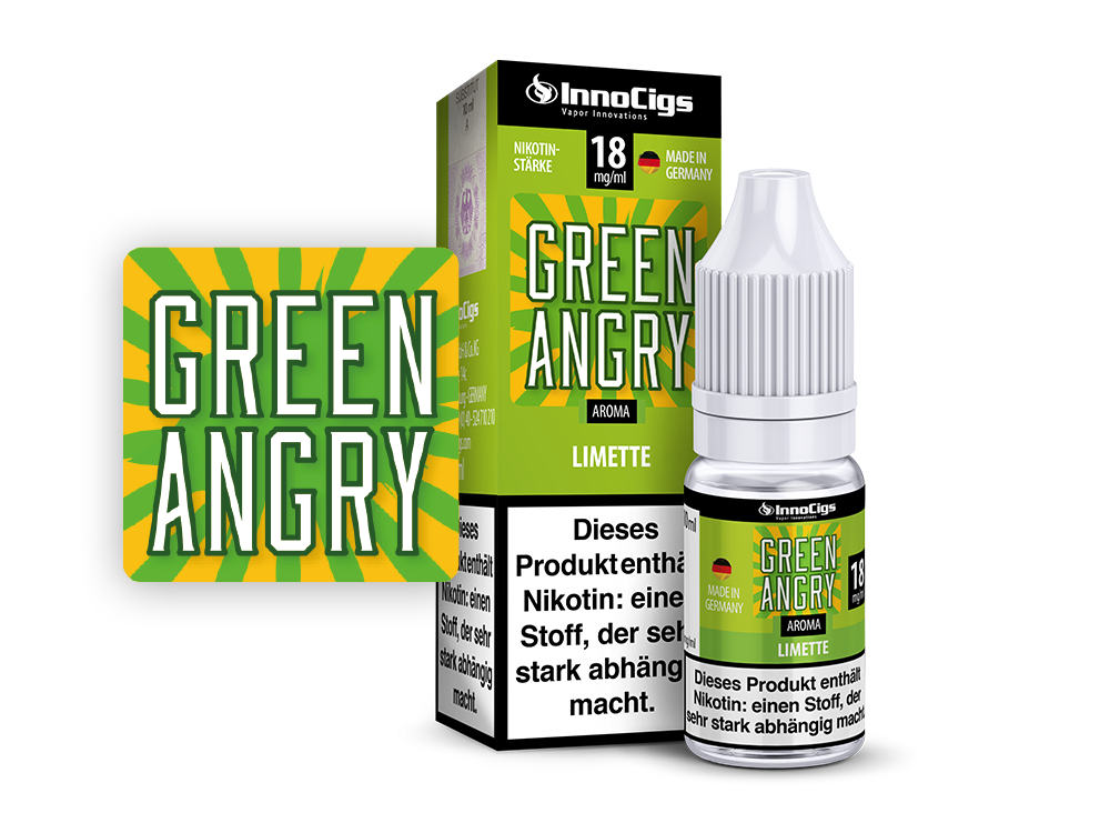 Green Angry Limetten Aroma - Liquid für E-Zigaretten 
