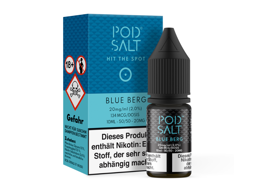 Pod Salt - Blue Berg - Nikotinsalz Liquid 